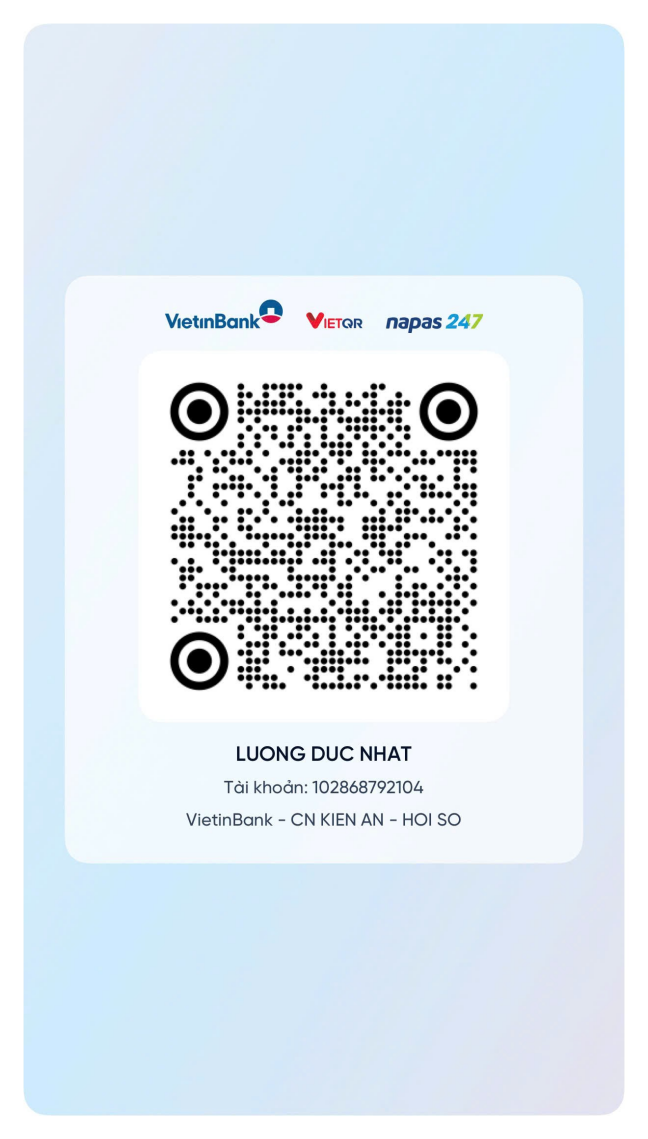 Mã QR mừng cưới – tài khoản 1